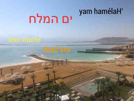 mer morte, israel, yam amelaH